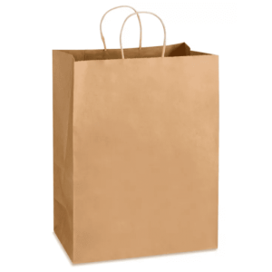 Kraft paper bag with twisted handles 13x7x17in (250 pcs) Kraft paper bag with twisted handles 13x7x17in (250 pcs)