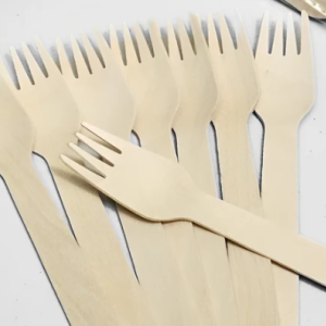 Unwrapped wooden fork - 100pcs/pack,10packs/carton Unwrapped wooden fork - 100pcs/pack,10packs/carton